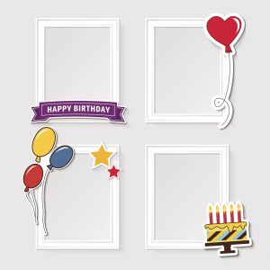 Birthday photo frame